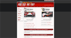 Desktop Screenshot of howfastareyou.com